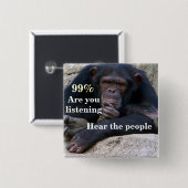 99 procent, ben je van plan_ Button aan te bieden (Voorkant /achterkant)