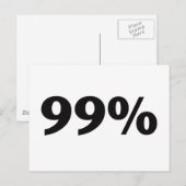 99 procent briefkaart (Voorkant / Achterkant)