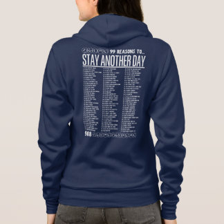 99 Redenen om nog een dag te blijven - Geestelijke Hoodie
