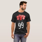 99 Rode ballonnen - Peace Love 80-s Classic T-Shir T-shirt (Voorkant volledig)