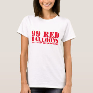 99 Rode ballonnen T-shirt