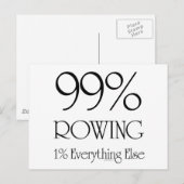 99% roeien briefkaart (Voorkant / Achterkant)