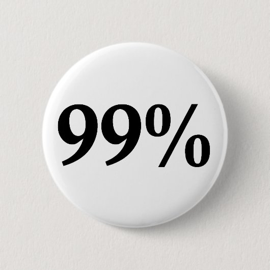 99% RONDE BUTTON 5,7 CM (Voorkant)