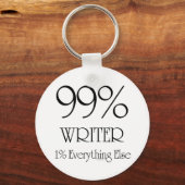 99% schrijver sleutelhanger (Voorkant)