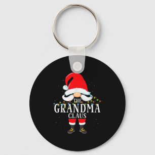 99 Sinterklaas bijpassende gezins pyjama oma Claus Sleutelhanger