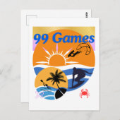 99 Spelen van de zomer Briefkaart (Voorkant / Achterkant)