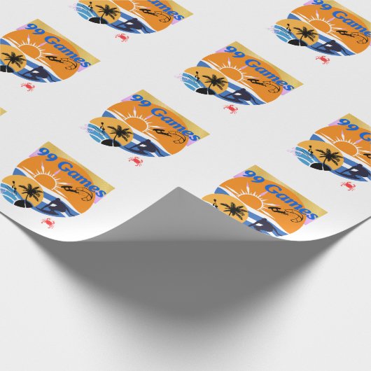 99 Spelen van de zomer Cadeaupapier (Hoek)