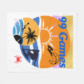 99 Spelen van de zomer Fleece Deken (Voorkant (Horizontaal))