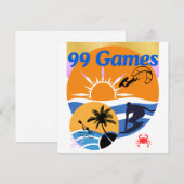99 Spelen van de zomer Kaart (Voorkant / Achterkant)
