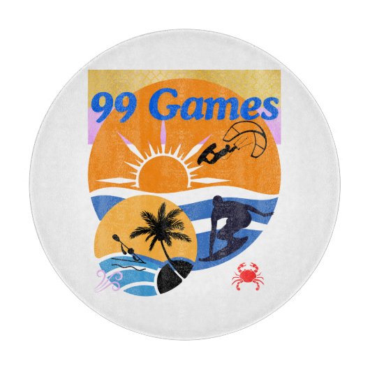 99 Spelen van de zomer Snijplank (Voorkant)
