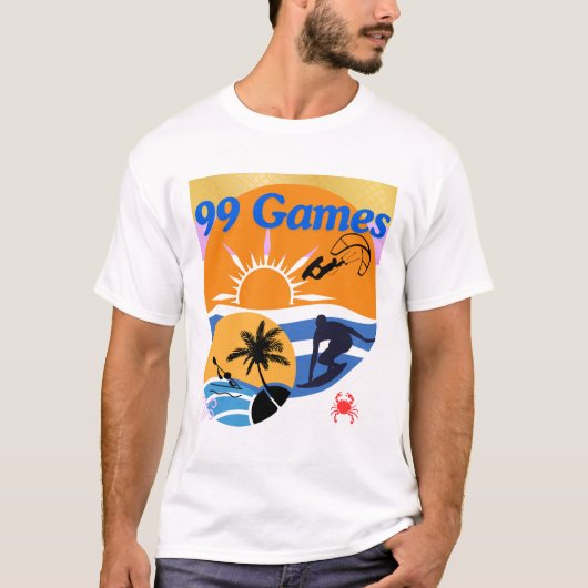 99 Spelen van de zomer T-shirt (Voorkant)