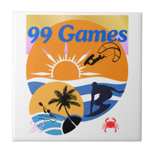99 Spelen van de zomer Tegeltje