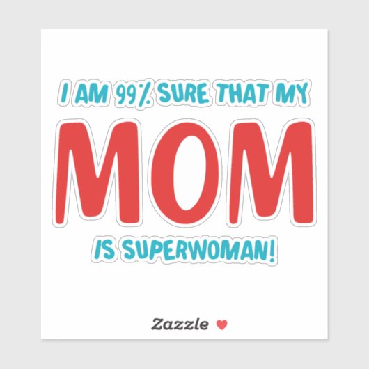 99% Superwoman Sticker (Vel)