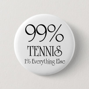 99% Tennis Ronde Button 5,7 Cm