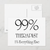 99% Therapist Briefkaart (Voorkant / Achterkant)