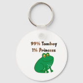 99% Tomboy 1% Prinses Sleutelhanger (Voorkant)