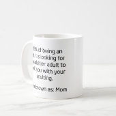 99% van de kinderen is een volwassen Funny Moederd Koffiemok (Voorkant links)