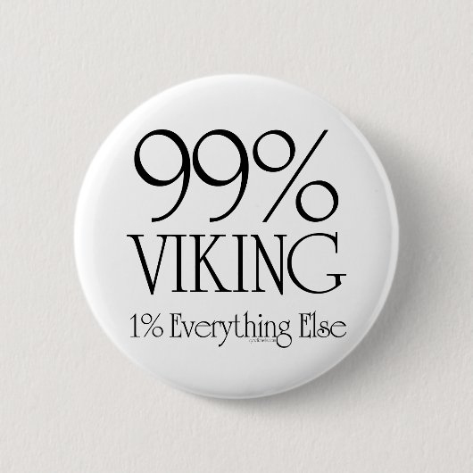 99% Viking Ronde Button 5,7 Cm (Voorkant)
