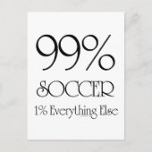 99% Voetbal Briefkaart (Voorkant)