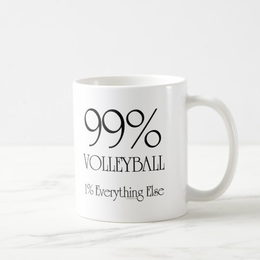 99% Volleybal Koffiemok (Rechts)