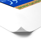 99 Voortreffelijke namen van ALLAH (God) Asmaa-ul  Poster (Hoek)