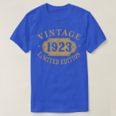 99 years old 99th Birthday Anniversary Best Limite T-shirt (Design voorkant)