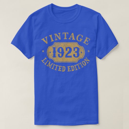 99 years old 99th Birthday Anniversary Best Limite T-shirt (Design voorkant)