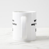 99% zeker dat mijn zielgenoot een hond is - Grappi Grote Koffiekop (Achterkant)