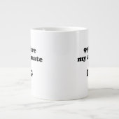 99% zeker dat mijn zielgenoot een hond is - Grappi Grote Koffiekop (Voorkant)