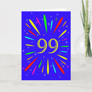 99e 'Birthday Explosion'-Kaart Kaart