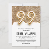 99e uitnodiging van de Birthday Party (Voorkant)