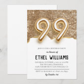 99e uitnodiging van de Birthday Party (Voorkant / Achterkant)