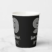 99e verjaardag — Art Deco Geïnspireerde look "99" Papieren Bekers (Links)