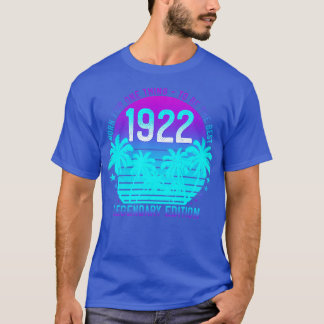 99e Verjaardag Esthetische Vintage 1922 Sunset Pal T-shirt
