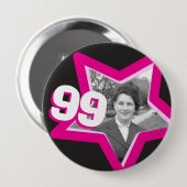 99e verjaardag foto Button (Voorkant /achterkant)