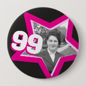 99e verjaardag foto Button (Voorkant)