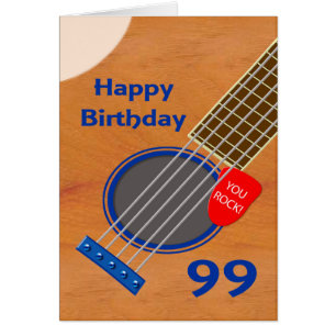 99e verjaardag gitaarspeler Birthday