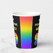 99e verjaardag: kleurrijke regenboog # 99, Naam va Papieren Bekers (Links)
