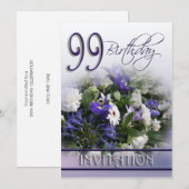 99e verjaardag van de uitnodiging van de Partij va (Voorkant / Achterkant)