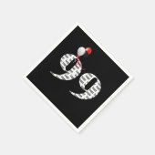 99e verjaardagsfeestballonnen servet (Hoek)