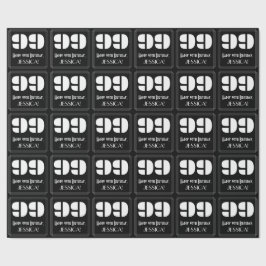 99ste verjaardag: Art Deco Geïnspireerd als "99" & Cadeaupapier