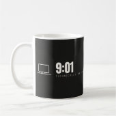 9:01 Technisch Op Tijd Remote Werk Mok (Links)