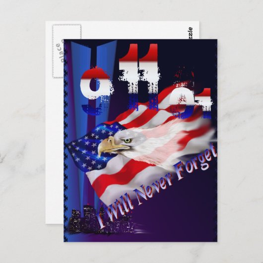9-11-01 Briefkaart (Voorkant / Achterkant)