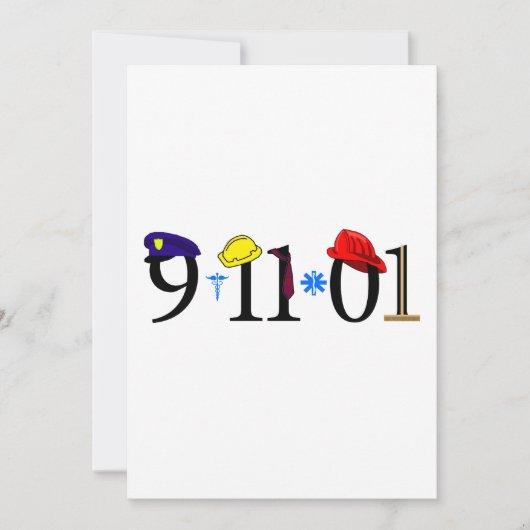 9-11-01 - Vergeet niet Kaart (Voorkant)