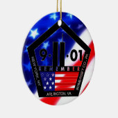 9-11 10e herdenking Jubileum Keramisch Ornament (Rechts)