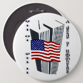 9-11 10e herdenking Jubileum Ronde Button 6,0 Cm (Voorkant /achterkant)