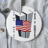 9-11 10e herdenking Jubileum Ronde Button 6,0 Cm (In situ)