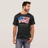 9/11 10e Jubileum WTC en de vlag T-shirt (Voorkant volledig)