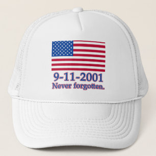 9-11-2001 Nooit vergeten shirts, Buttonnen Trucker Pet