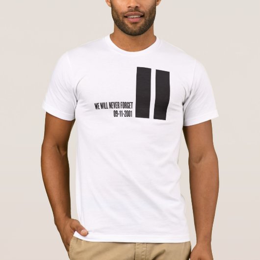 9 11 aanvallen t-shirt (Voorkant)
